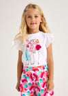 MAYORAL T-shirt MAYORAL da BAMBINA - Bianco