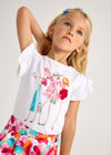 MAYORAL T-shirt MAYORAL da BAMBINA - Bianco