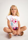 MAYORAL T-shirt MAYORAL da BAMBINA - Bianco