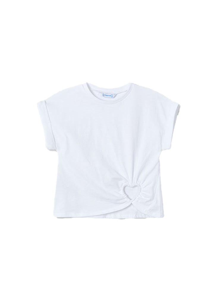 T-shirt MAYORAL da BAMBINA - Bianco