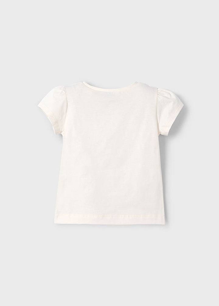 MAYORAL T-shirt MAYORAL da BAMBINA - Bianc Osso