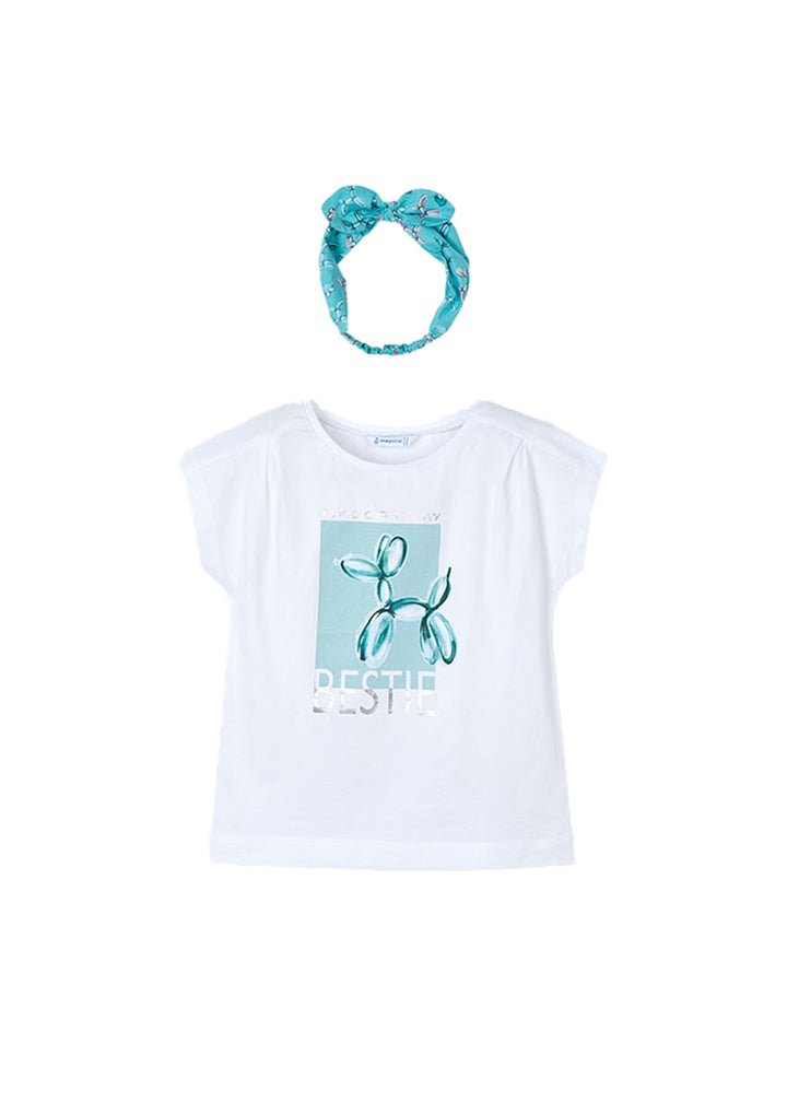 MAYORAL T-shirt MAYORAL da BAMBINA - Bco-anice