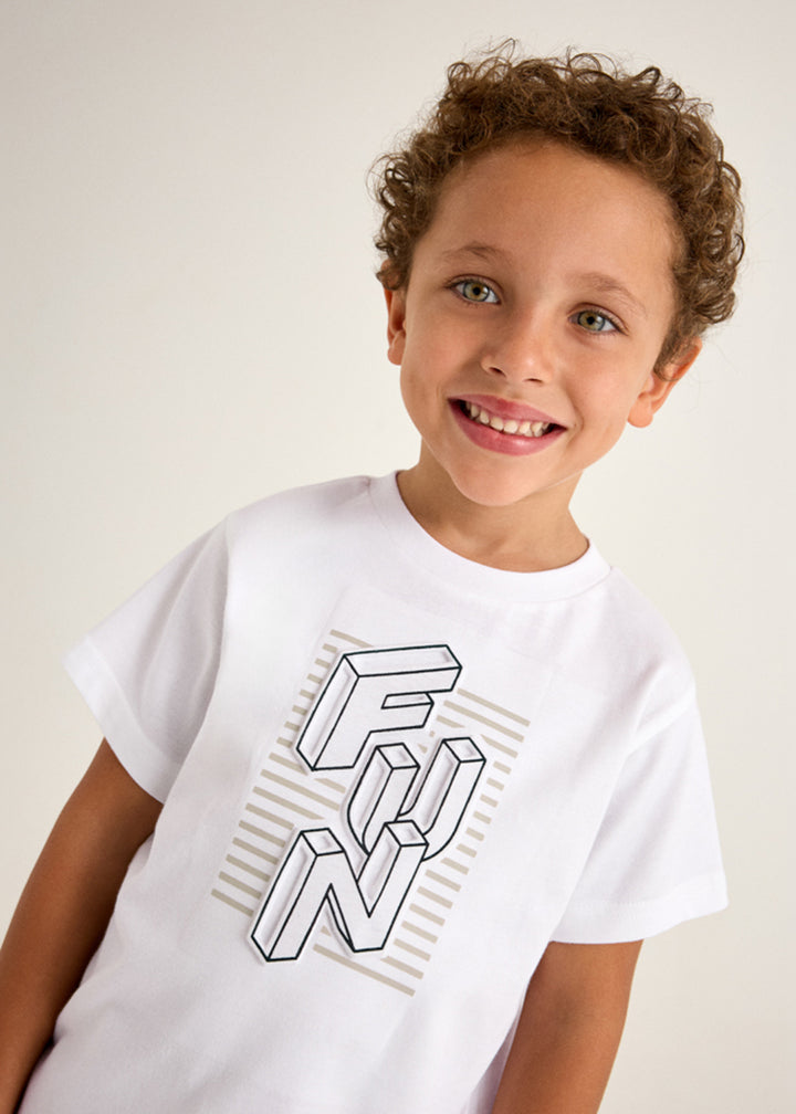 T-shirt MAYORAL da BAMBINO - Bianco