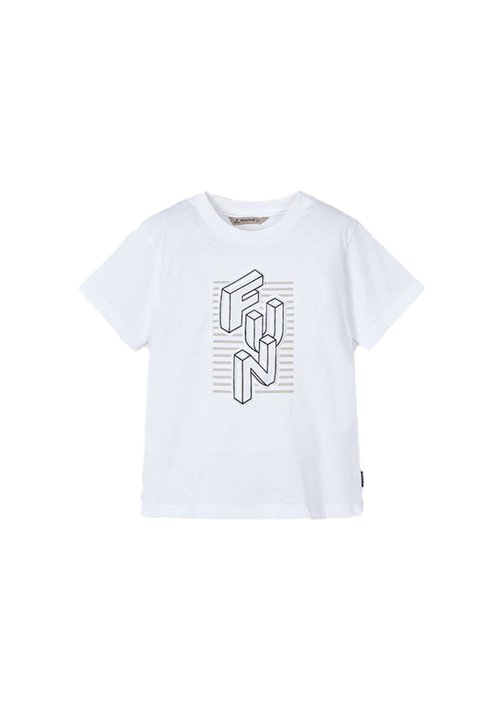 T-shirt MAYORAL da BAMBINO - Bianco