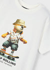 MAYORAL T-shirt MAYORAL da BAMBINO - Panna