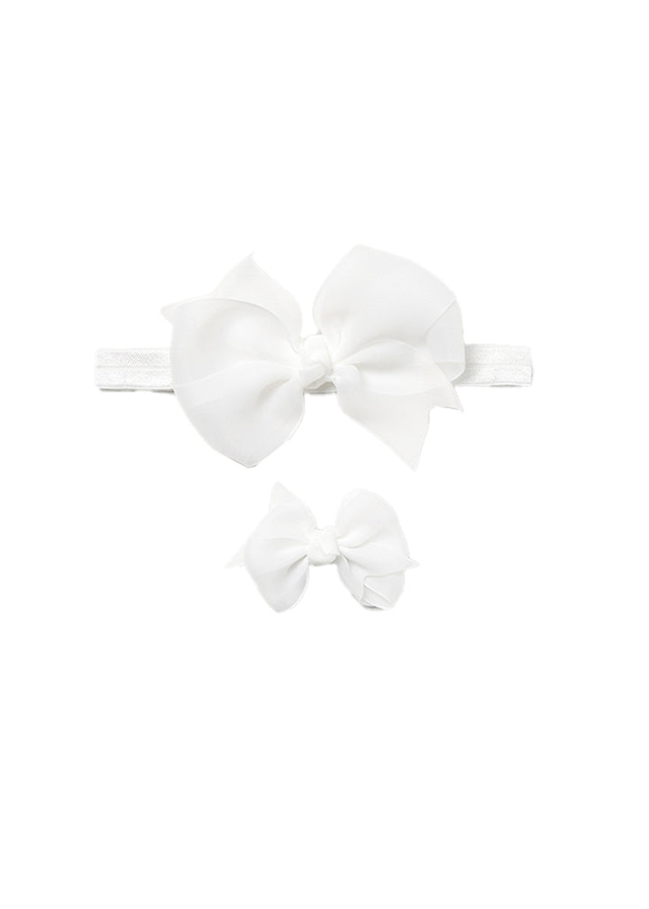 MAYORAL NEWBORN Cerchietto MAYORAL NEWBORN da NEONATA - Bianco