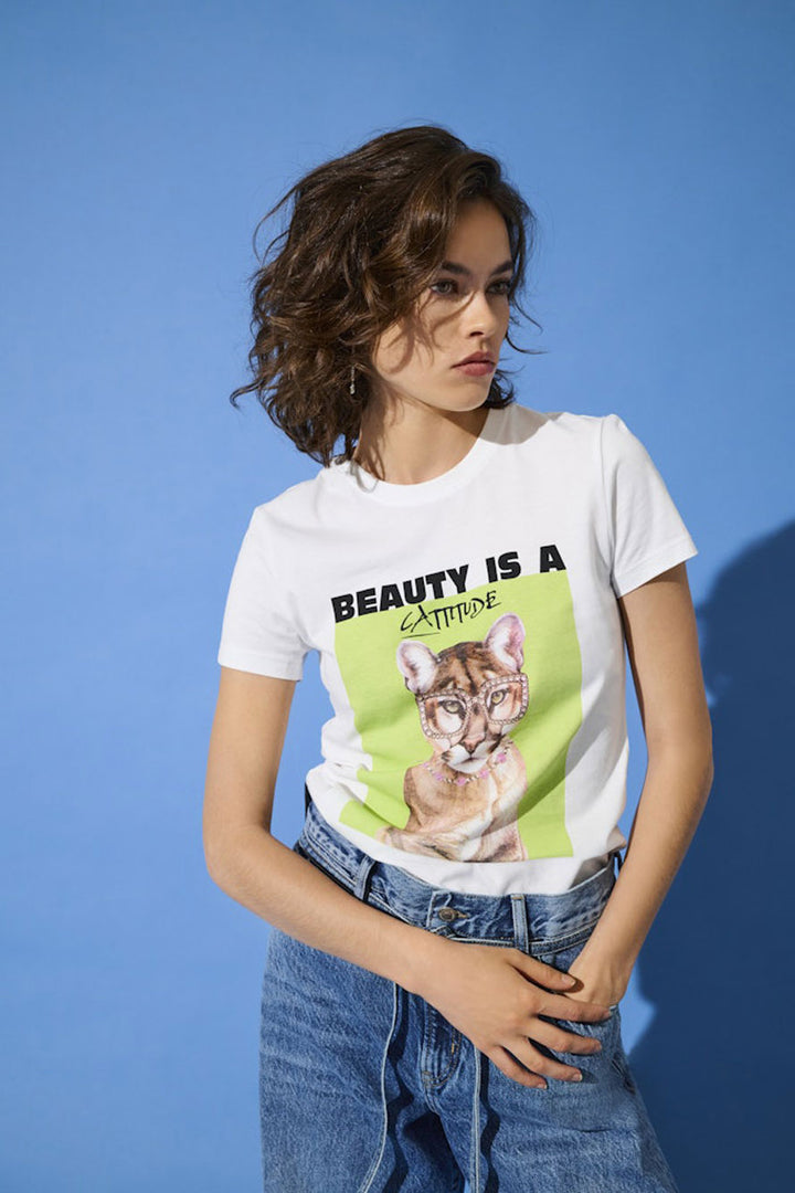 T-shirt ONLY da DONNA - Bright White