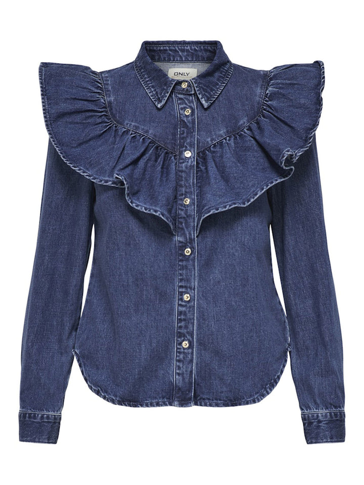 ONLY Camicia ONLY da DONNA - Dark blue denim