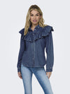 ONLY Camicia ONLY da DONNA - Dark blue denim