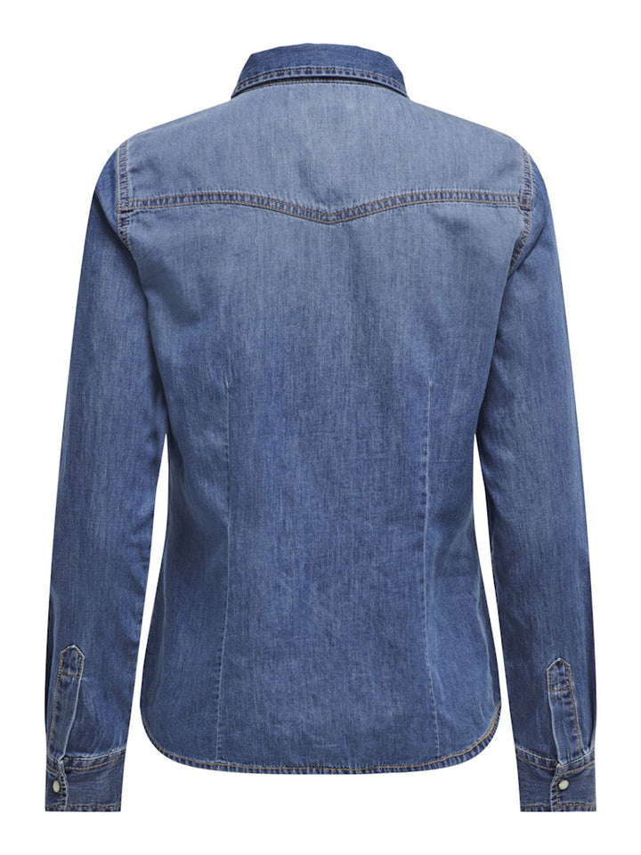 Camicia ONLY da DONNA - MEDIUM BLUE DENIM