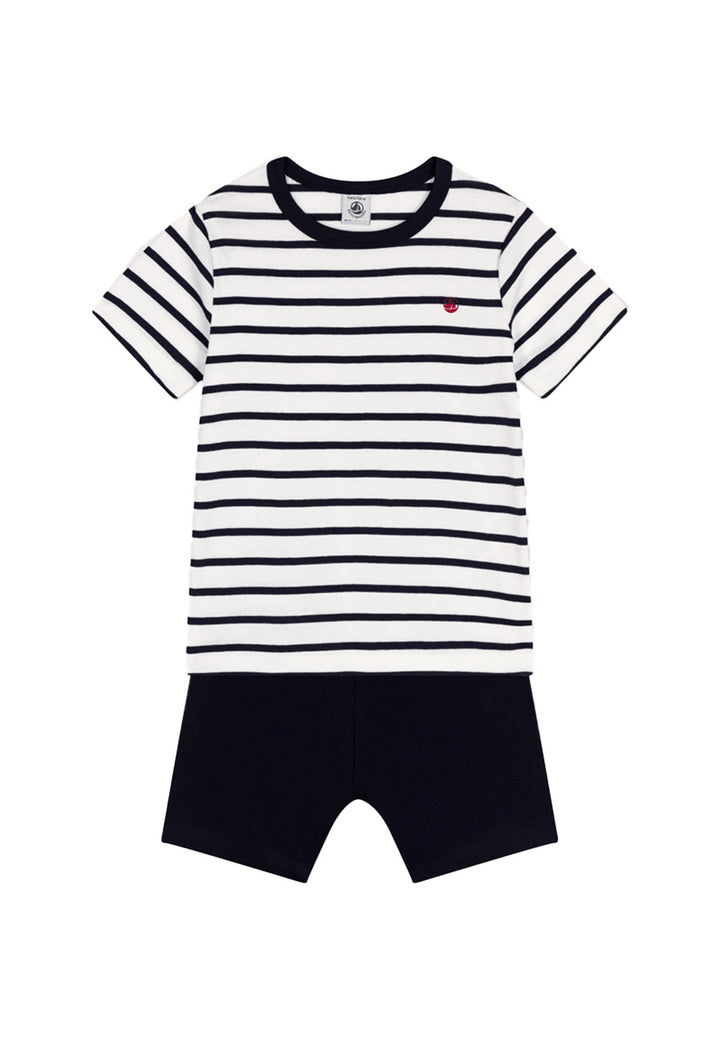 PETIT BATEAU Pigiama PETIT BATEAU da BAMBINO - MARSHMALLOW/SMOKING