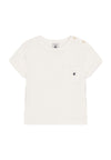 PETIT BATEAU T-shirt PETIT BATEAU da BAMBINO - Marshmallow