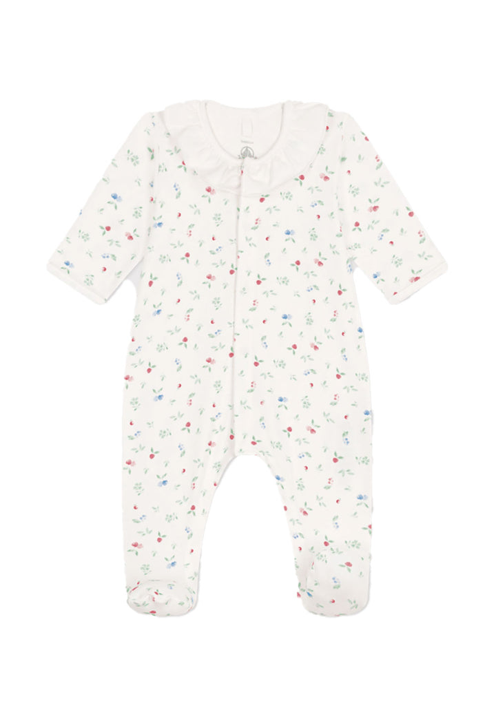 PETIT BATEAU Tutina PETIT BATEAU da NEONATI - MARSHMALLOW/MULTICO