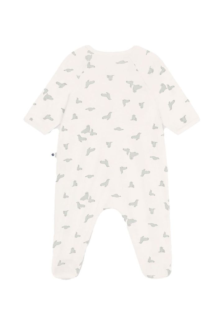 PETIT BATEAU Tutina PETIT BATEAU da NEONATI - MARSHMALLOW/MULTICO