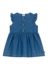 PETIT BATEAU Abito PETIT BATEAU da BAMBINA - DENIM CLAIR