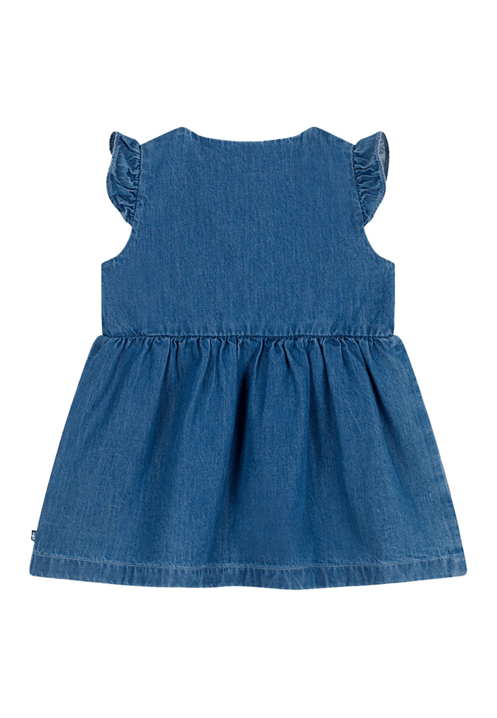 PETIT BATEAU Abito PETIT BATEAU da BAMBINA - DENIM CLAIR