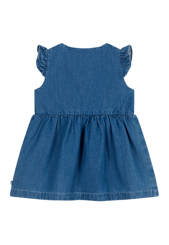 PETIT BATEAU Abito PETIT BATEAU da BAMBINA - DENIM CLAIR