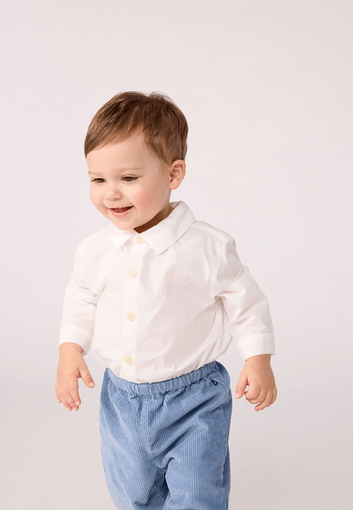 PETIT BATEAU Camicia PETIT BATEAU da BAMBINO - ECUME