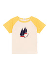 PETIT BATEAU T-shirt PETIT BATEAU da BAMBINO - AVALANCHE/ORGE