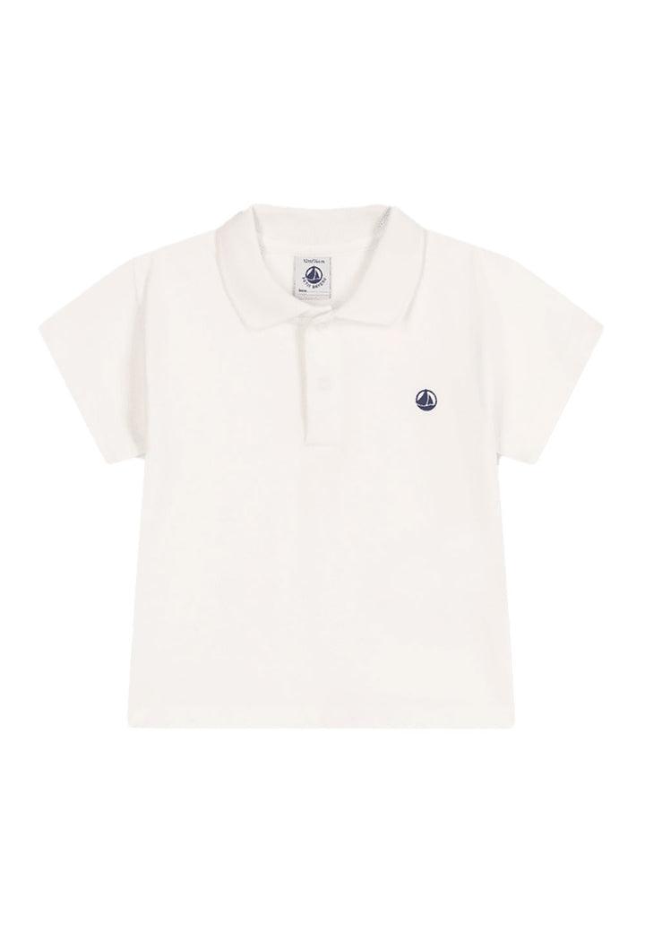 PETIT BATEAU Polo PETIT BATEAU da BAMBINO - Marshmallow