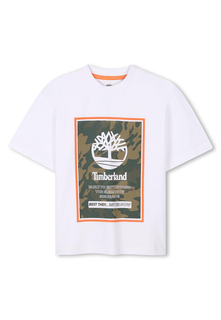 TIMBERLAND T-shirt TIMBERLAND da BAMBINO - Bianco