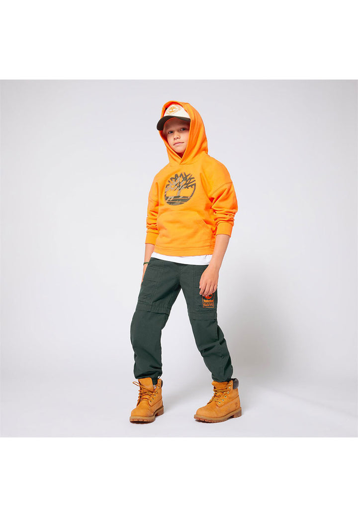 TIMBERLAND Felpa TIMBERLAND da BAMBINO - Arancio