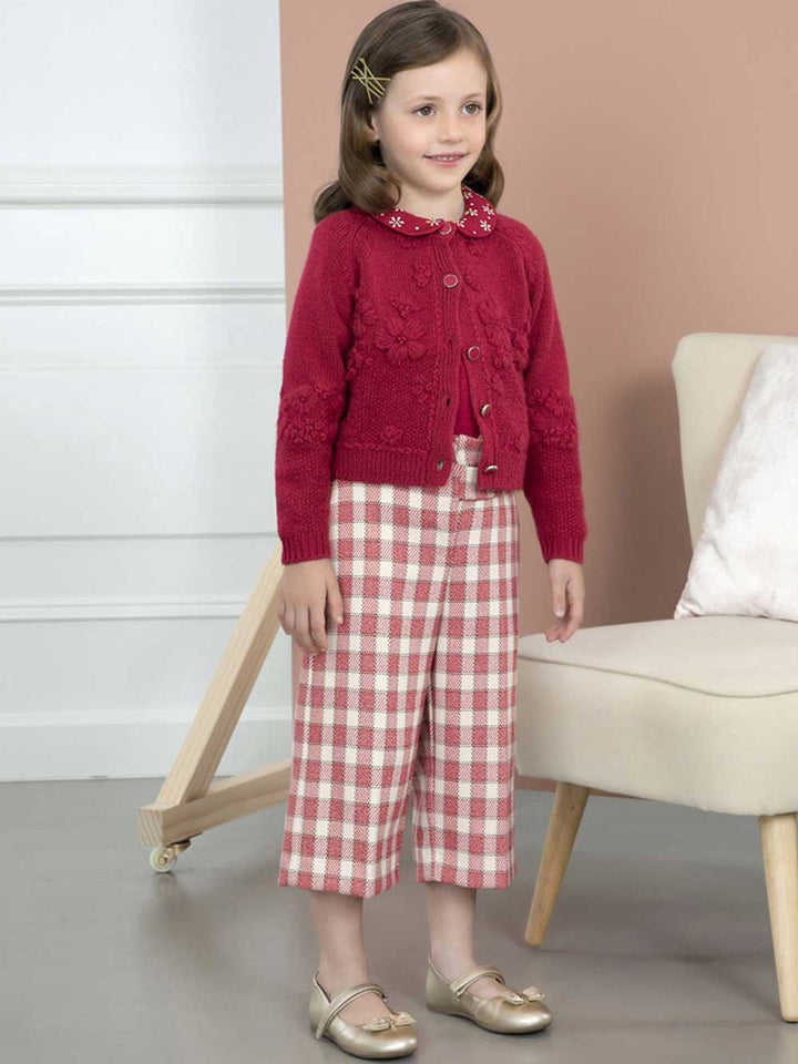 ABEL E LULA Abel & Lula pantalone culotte bambina a quadri