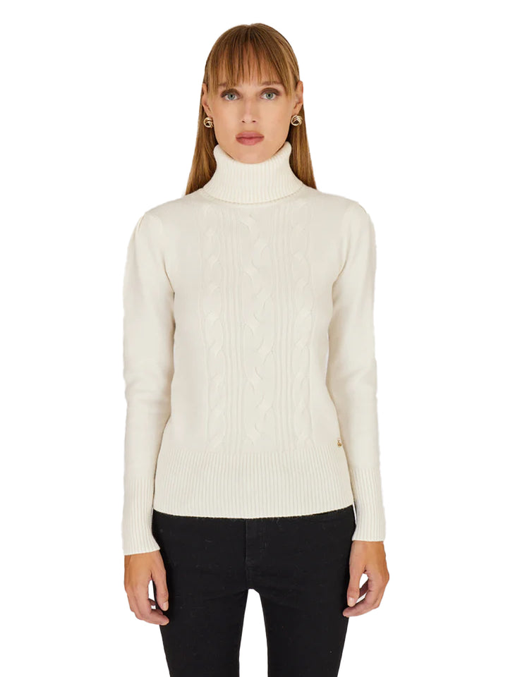 ARTIGLI Artigli pullover da donna dolcevita avorio