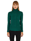 ARTIGLI Artigli pullover da donna collo alto verde