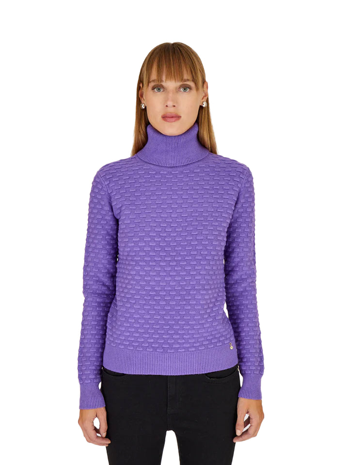 ARTIGLI Artigli pullover da donna dolcevita viola