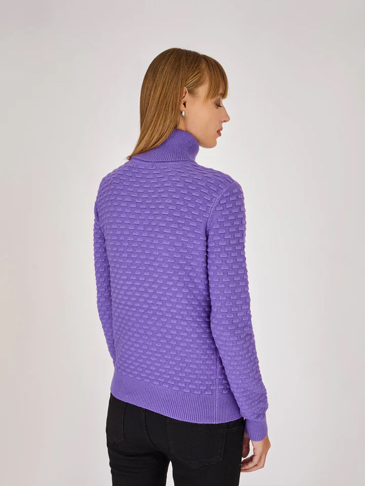 ARTIGLI Artigli pullover da donna dolcevita viola