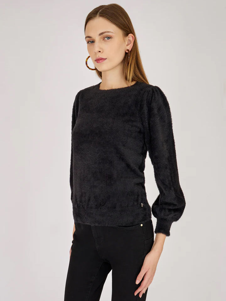 ARTIGLI Artigli pullover pelosetto da donna nero