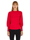 ARTIGLI Artigli pullover girocollo da donna rosso