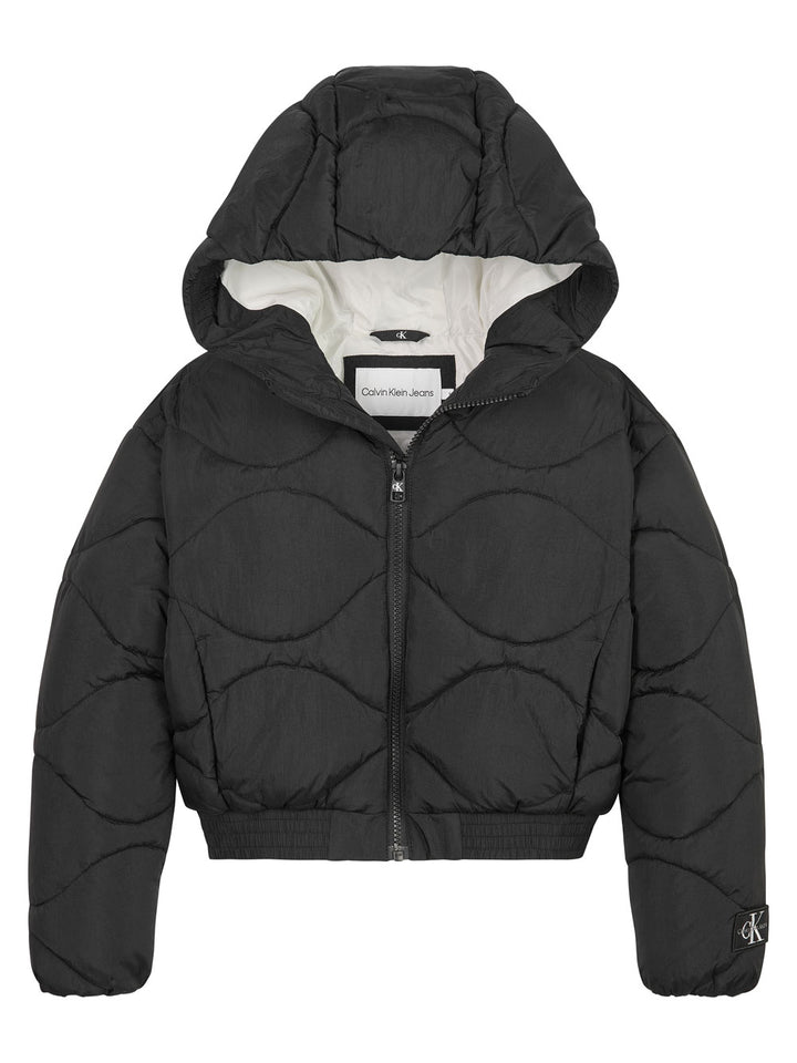 CALVIN KLEIN JEANS Calvin Klein giubbotto bambina puffer nero