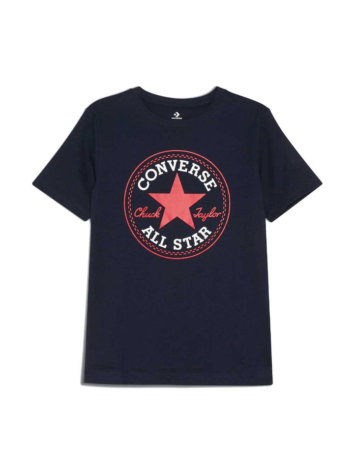 CONVERSE Converse t-shirt bambino core patch blu