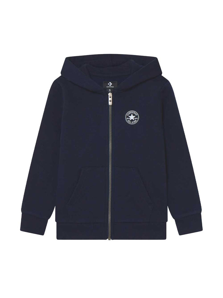 CONVERSE Converse felpa bambino full zip blu