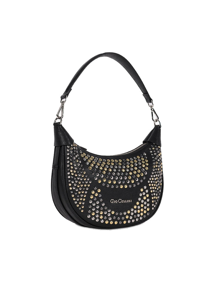 GIO CELLINI Gio Cellini borsa donna Julia media all studs nero