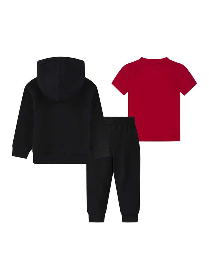 JORDAN Jordan essential box set tuta con t-shirt bambino black