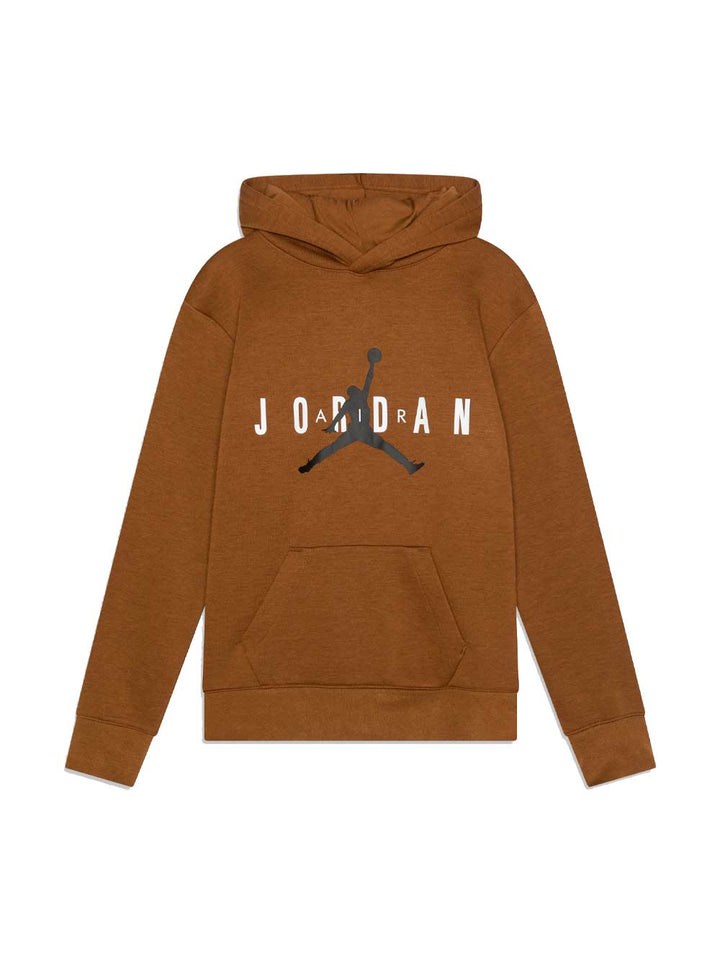 JORDAN Jordan felpa bambino cappuccio essential cacao