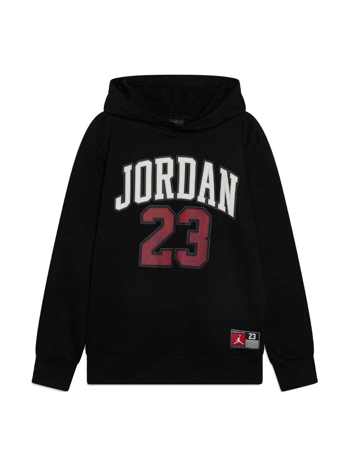 JORDAN Jordan felpa bambino cappuccio 23 nero