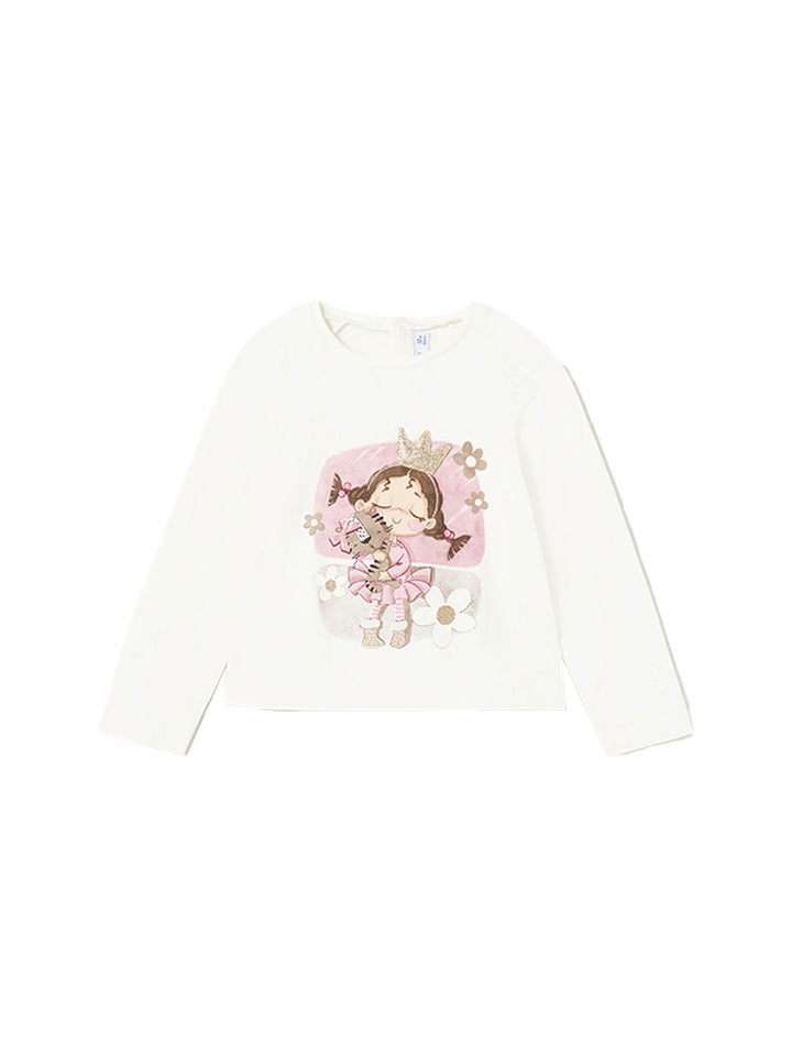 MAYORAL Mayoral t-shirt bambina stampa principessa