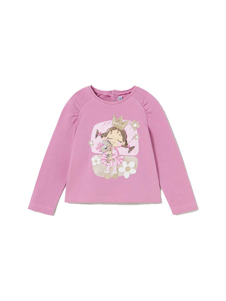 MAYORAL Mayoral t-shirt bambina principessa rosa