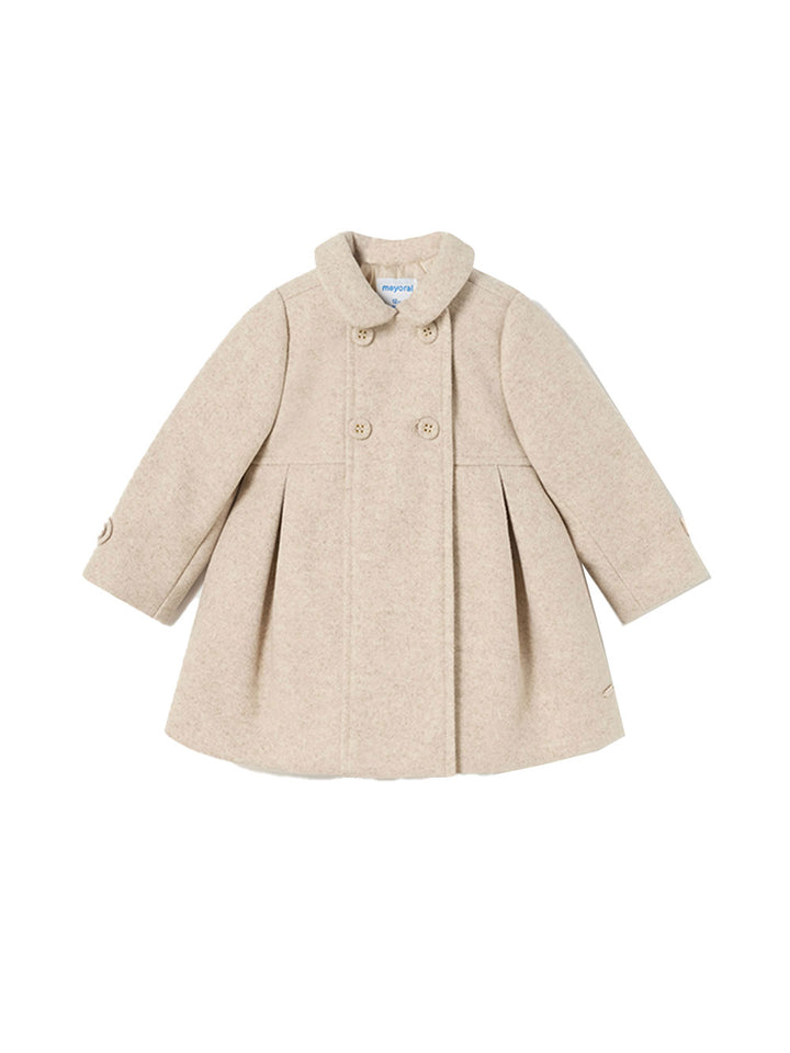 MAYORAL Mayoral cappotto panno bambina beige