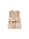 MAYORAL Mayoral gilet pelliccia bambina beige