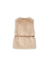 MAYORAL Mayoral gilet pelliccia bambina beige