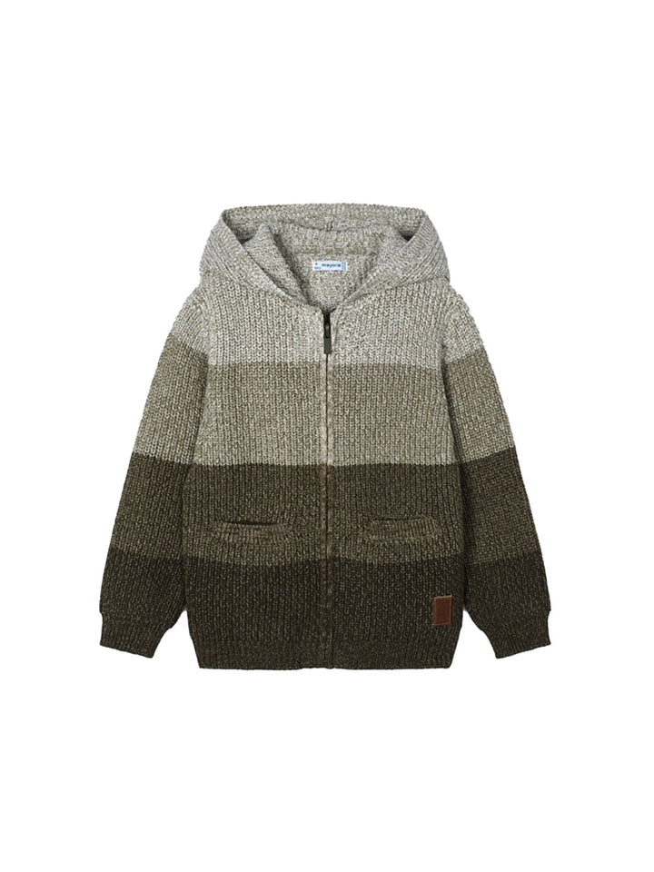 MAYORAL Mayoral cardigan bambino tricot con cappuccio