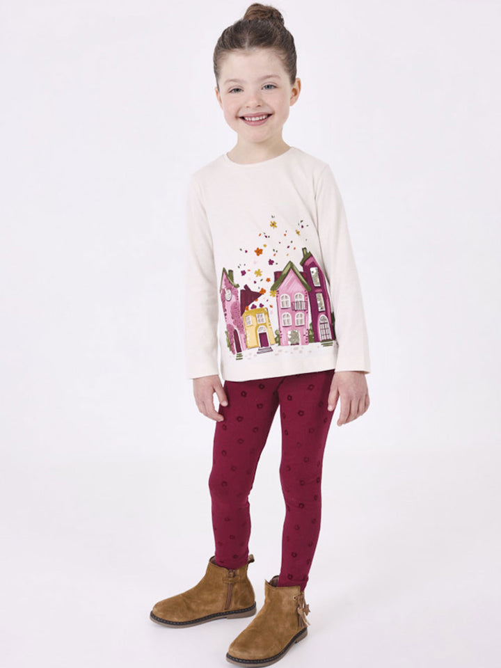 MAYORAL Mayoral completo leggings bambina floccato