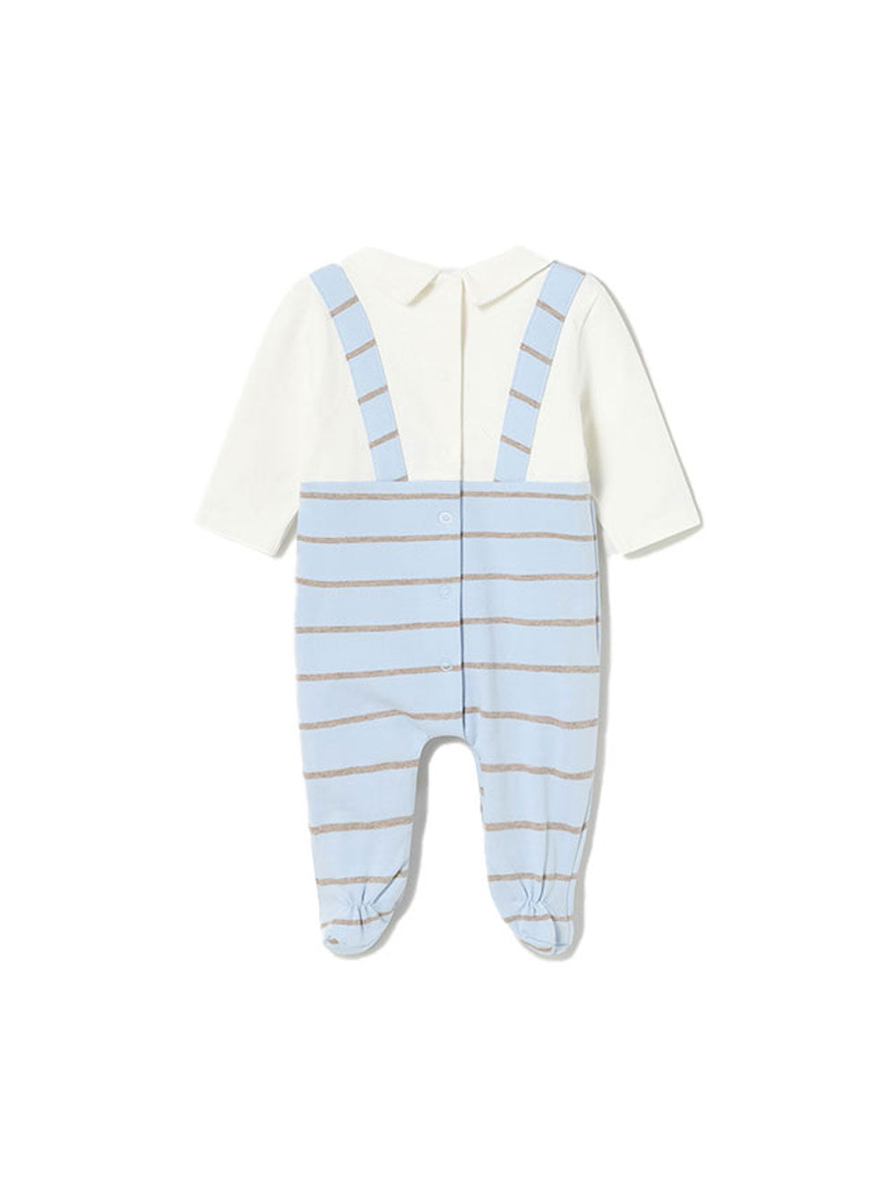 MAYORAL NEWBORN Mayoral newborn pagliaccetto salopette imbottito righe