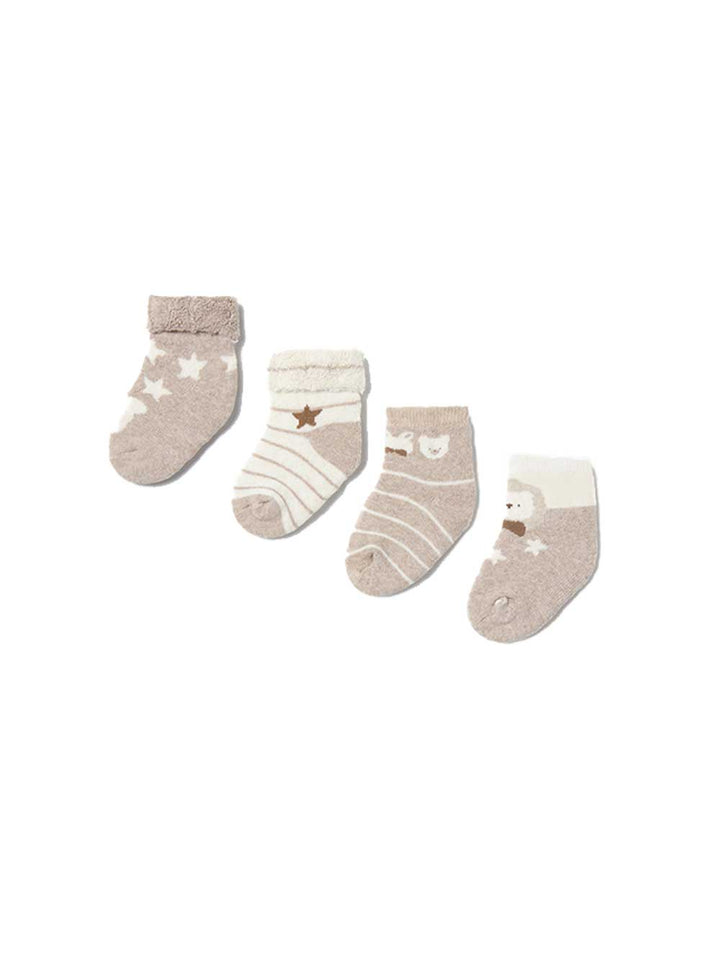 MAYORAL NEWBORN Mayoral newborn calzini nascita beige neonati