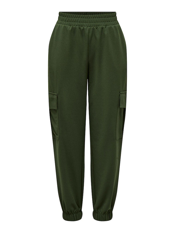 ONLY Only onlsania pantalone cargo donna verde